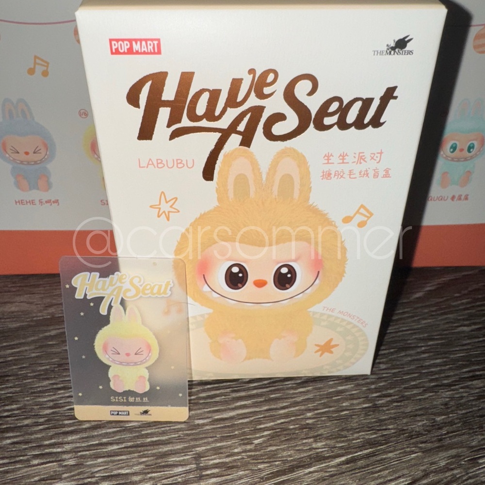 Authentic Pop Mart Have A Seat Labubu “SISI” (NIB)
